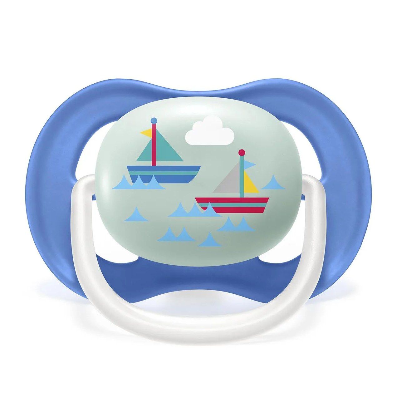 Chupeta Phlips Avent Ultra Air 6-18M Boy Barcos 1 unidade