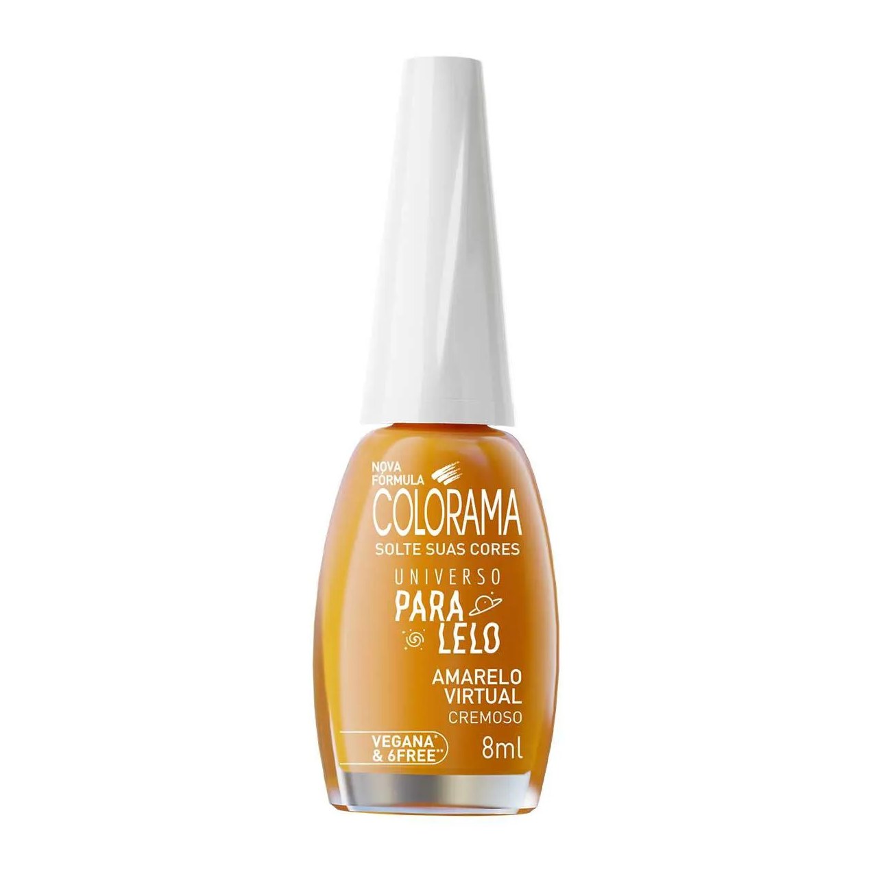 Esmalte Cremoso Colorama Universo Paralelo 8ml - Amarelo Virtual