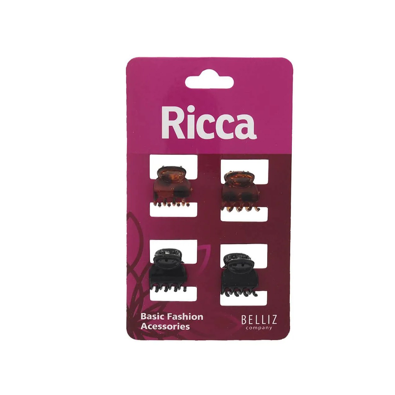 Piranha de Cabelo Ricca Classica Mini - 1 unidade