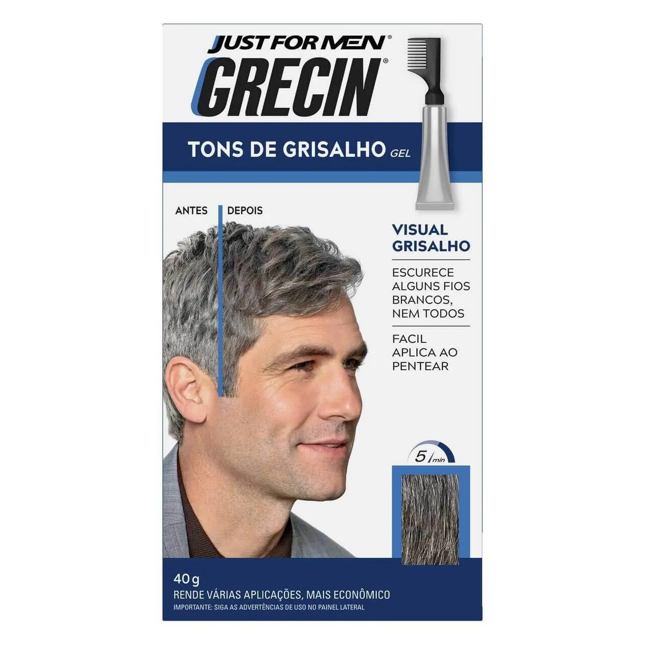 Coloraçao Beauty Color Men Preto - Kit C / 2un