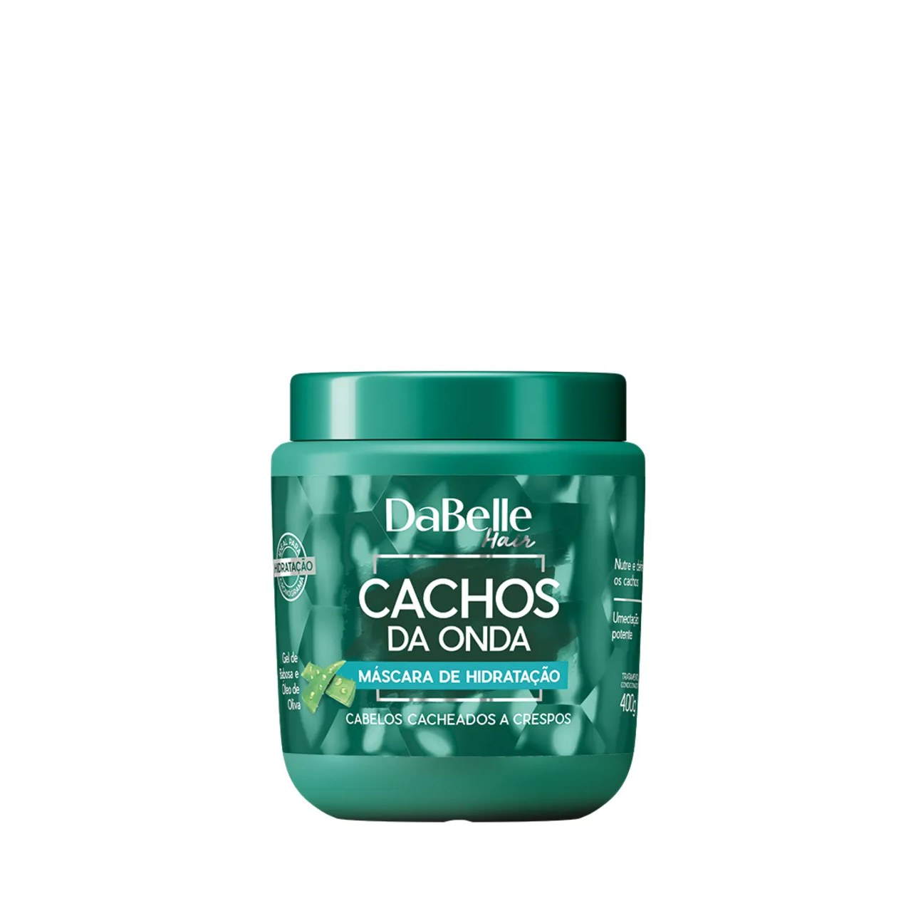 Máscara Capilar Cabelo Cacheado Dabelle Cachos da Onda 400g