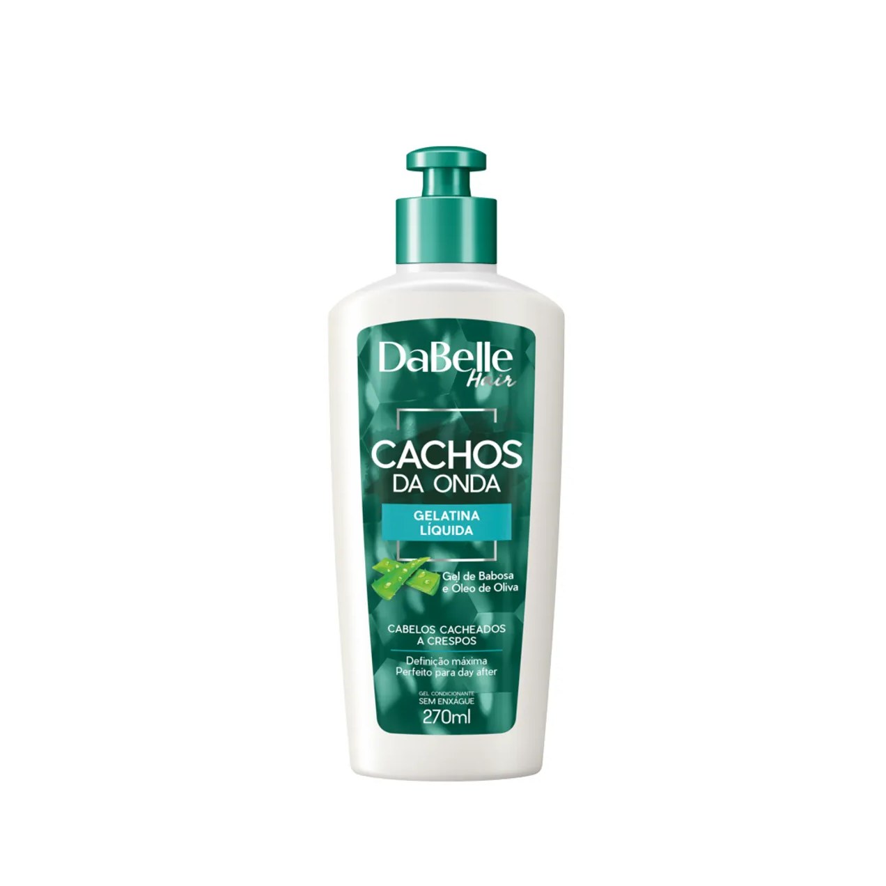 Gelatina Líquida Cabelo Cacheado Dabelle Cachos da Onda 270ml