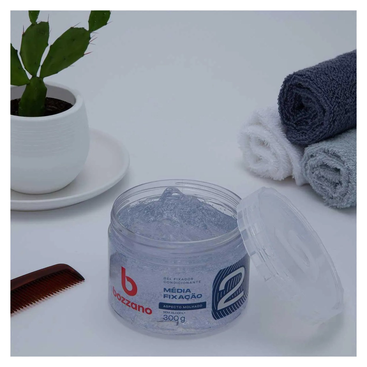 Gel Fixador Condicionante Bozzano Aspecto Molhado 300g