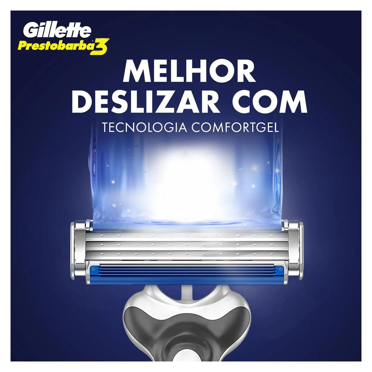 Barbeador Gillette Prestobarba 3 Comfortgel 2 unidades
