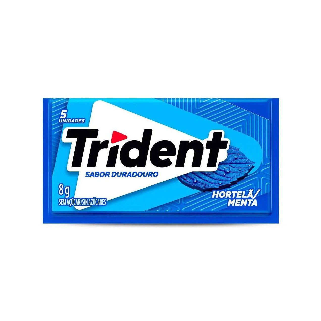 Goma de Mascar Trident Hortelã Sem Açúcar 8g