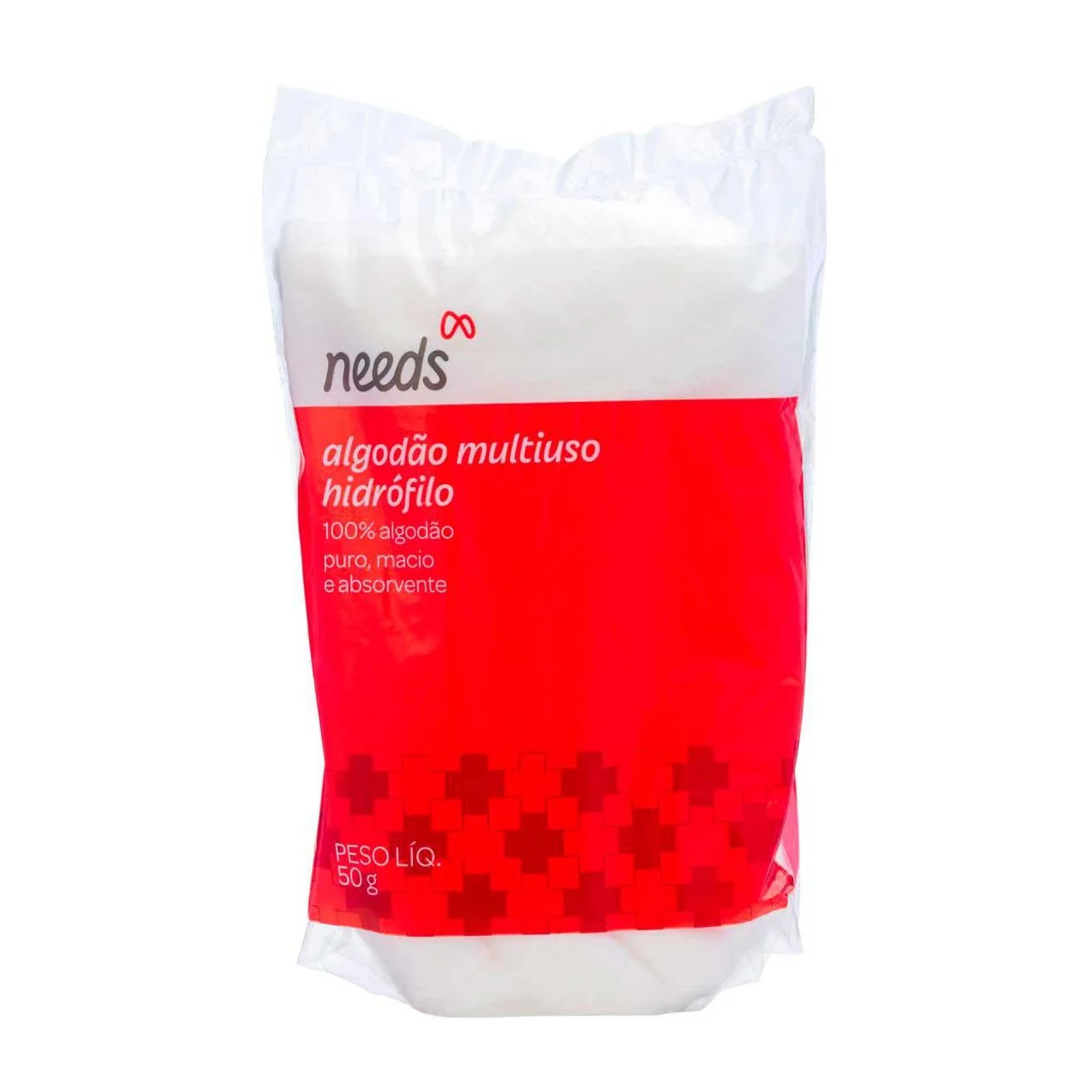 Algodão Hidrófilo Multiuso Needs 50g