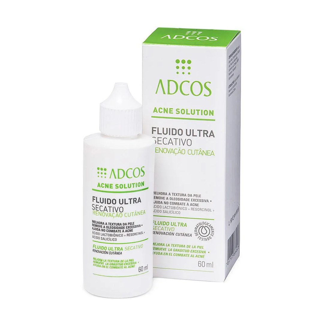 Acne Solution Fluido Ultra Secativo - Renovação Cutânea 60ml