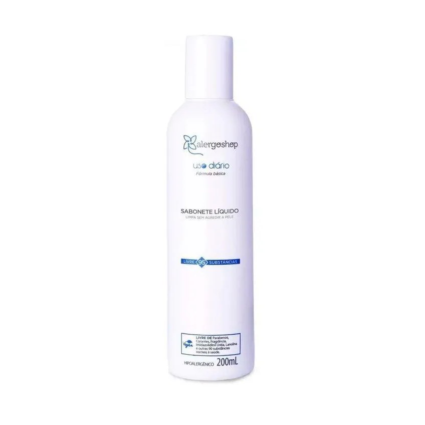 Sabonete Líquido Hipoalergênico Alergoshop 200ml