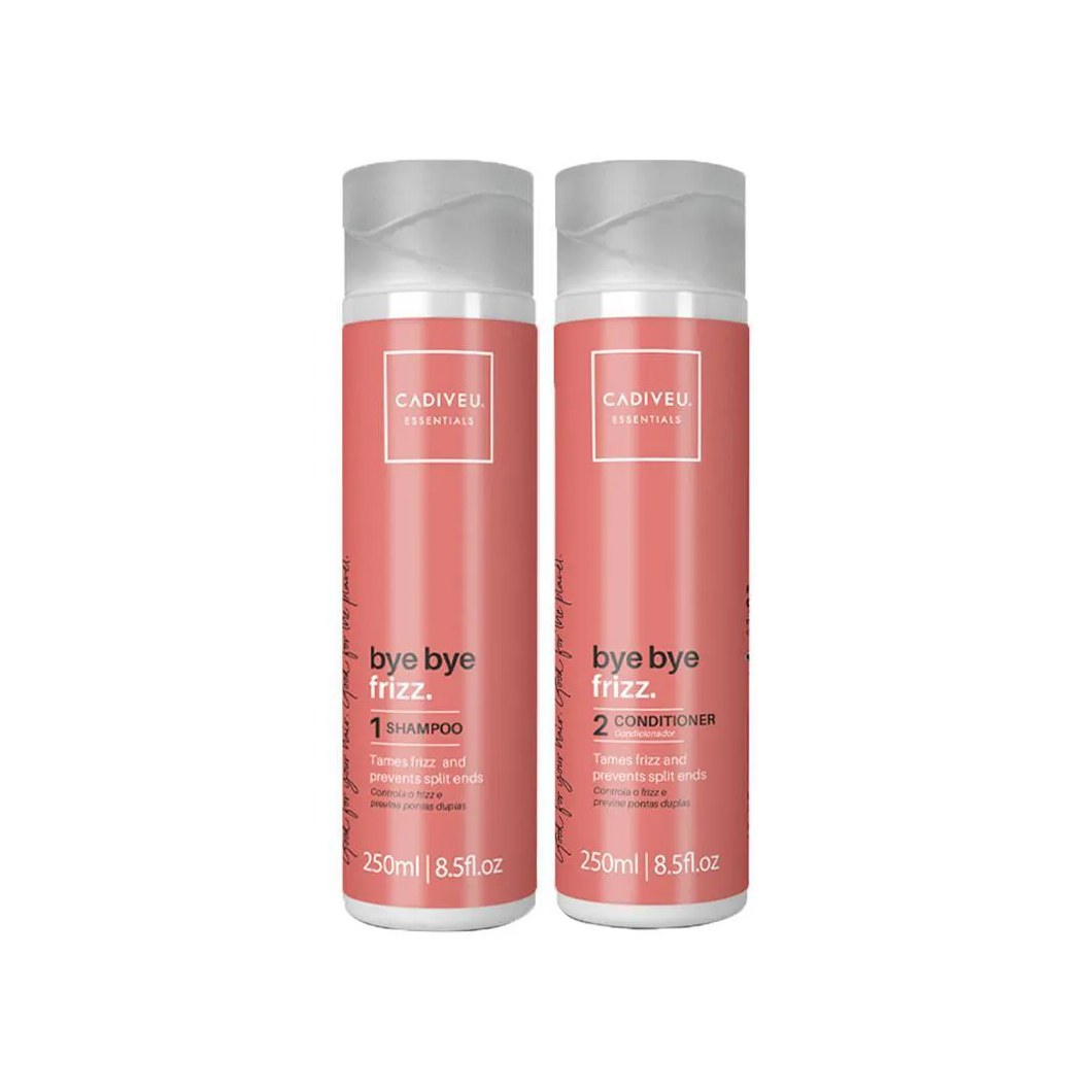 Kit Cadiveu Essential Bye Bye Frizz Shampoo 250ml+ Condicionador 250ml