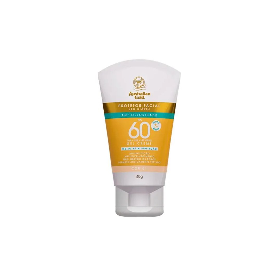 Australian Gold Protetor Solar Facial Matte Fps60 Cor 01 40g