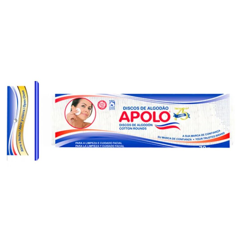Discos de Algodão Apolo 70g