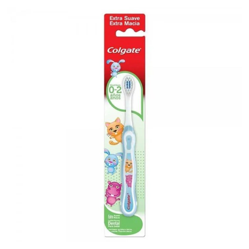 Escova Dental Colgate My First sem Flúor - Extra Macia 1 Unidade 0 a 2 Anos