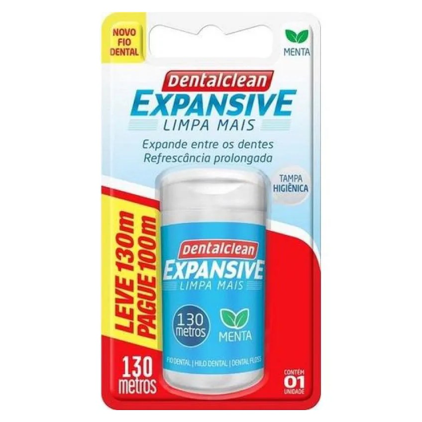 Fio Dental Clean Menta Pague 100 Metros E Leve 130