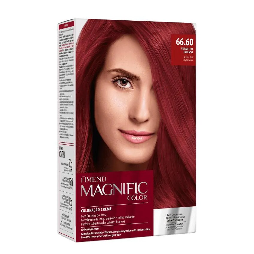 Amend Magnific Color 66.60 Vermelho Intenso - Coloração 200g