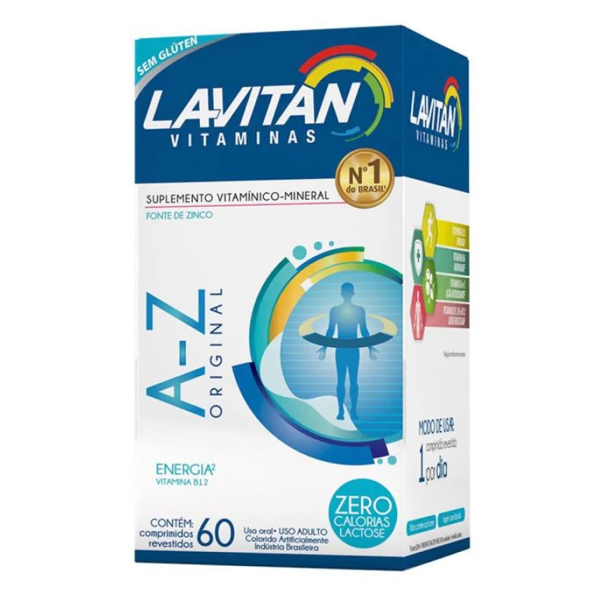 Suplemento Vitamínico-mineral Lavitan A-z Original 60 comprimidos