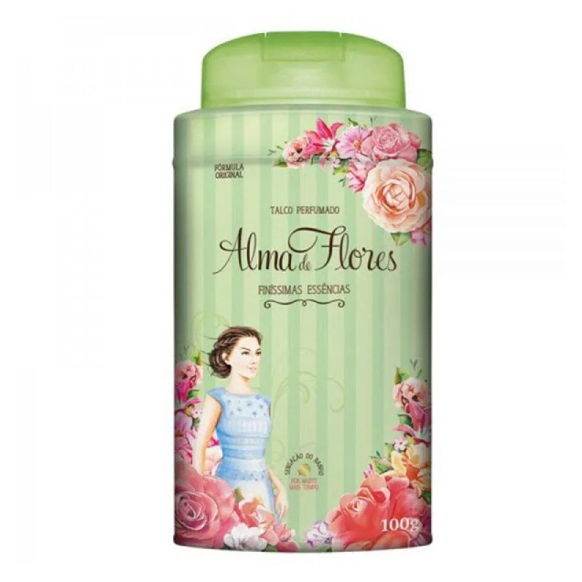 Talco Alma de Flores Finíssimas Essências Adulto 100g