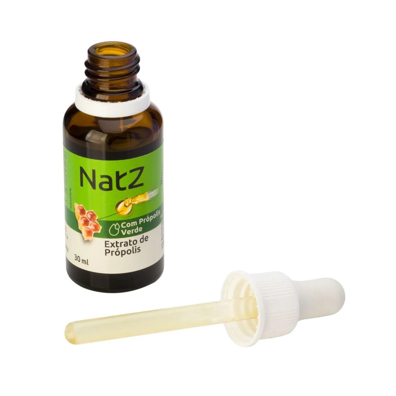 Extrato de Própolis Verde Natz Com Álcool 30ml