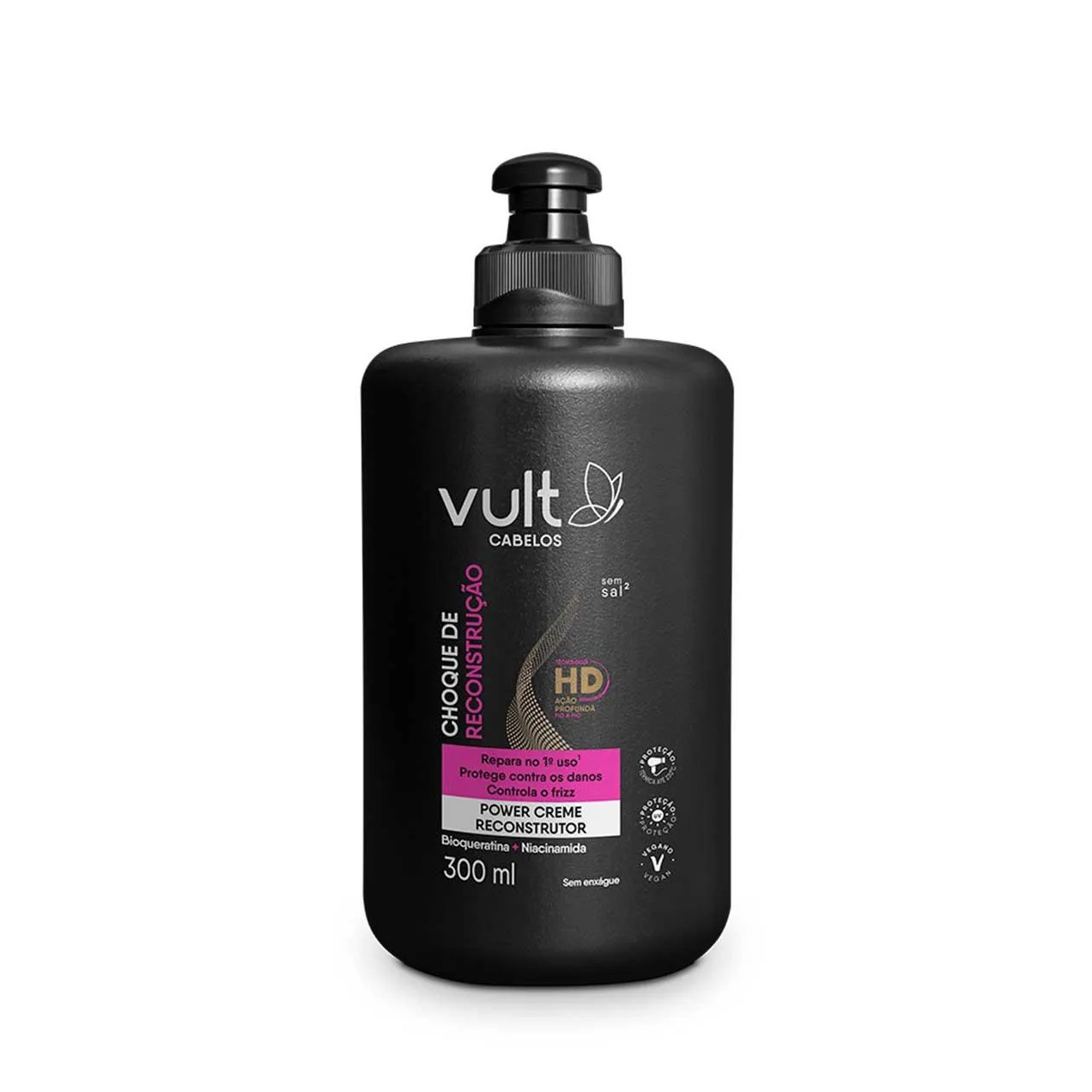 Spray Leave-in Vult Cabelos Recarga de Hidratação 10 em 1 100ml
