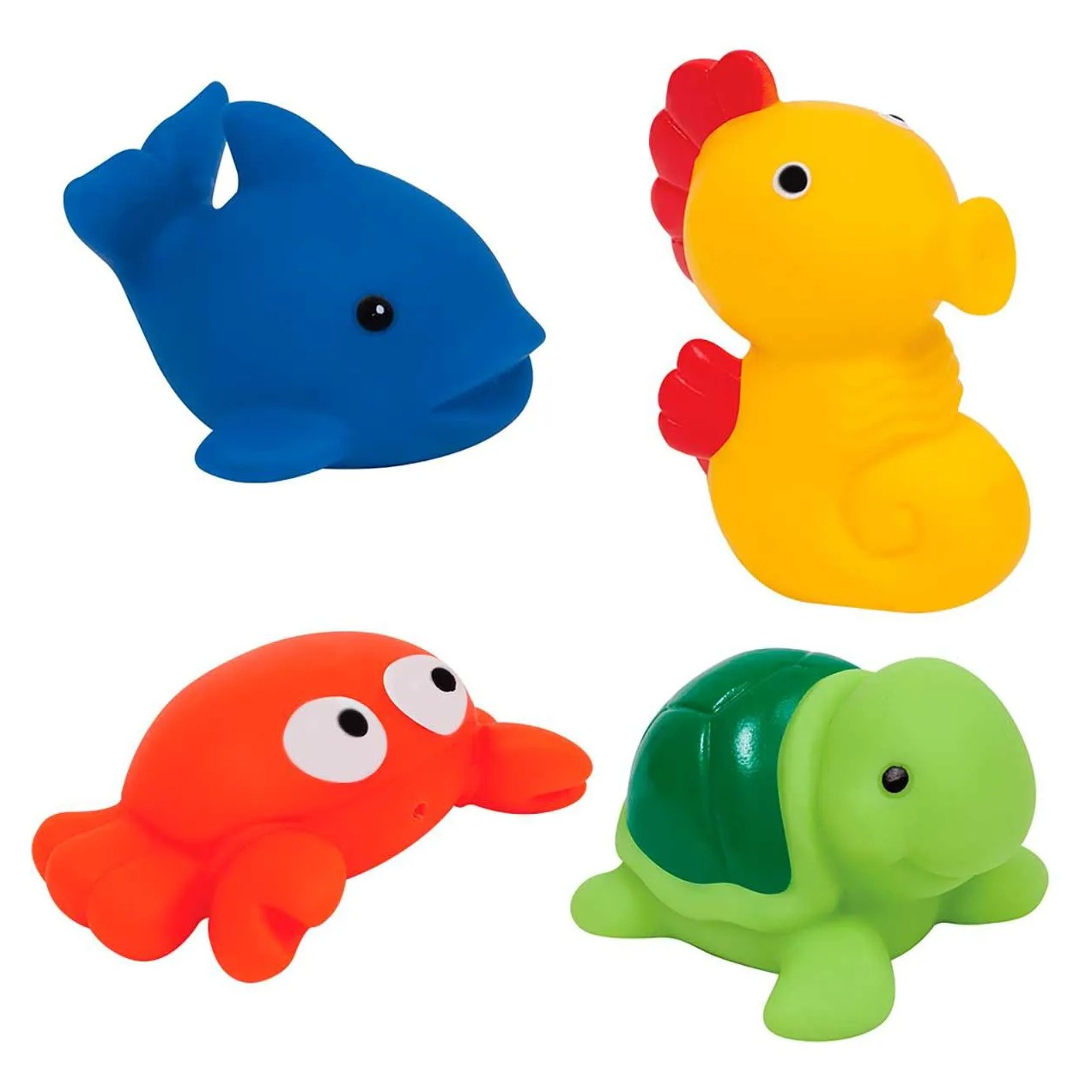 Kit Bichinhos de Borracha para Banho Buba Baby Animais Marinhos com 1 unidade