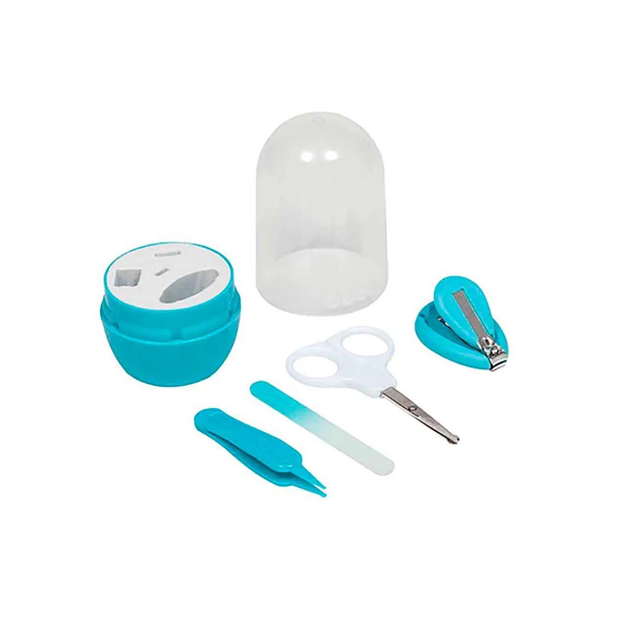 Kit Cuidados Pessoais Buba Baby Azul com Estojo 4 peças