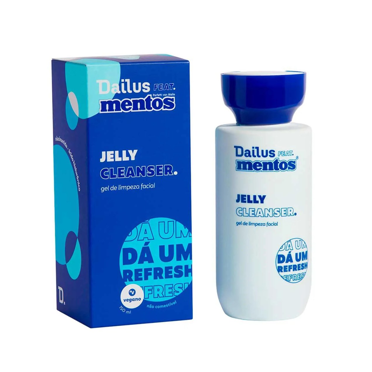 Gel de Limpeza Facial Jelly Cleanser Dailus Feat. Mentos 150ml