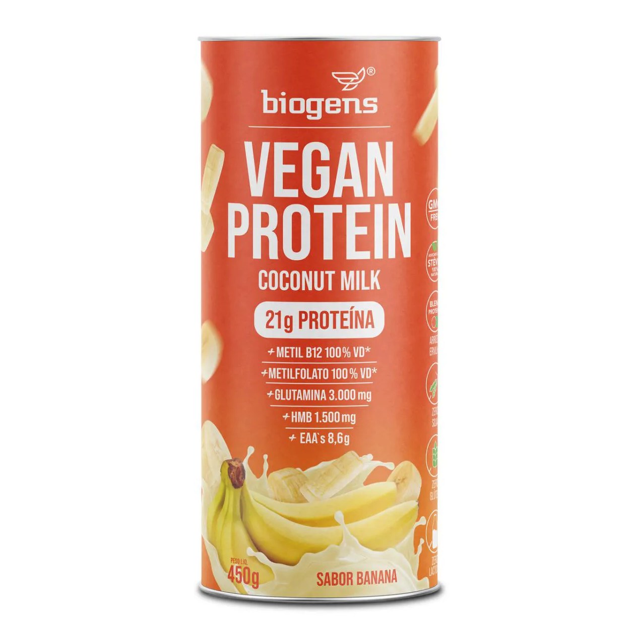 Biogens vegan protein 450g banana