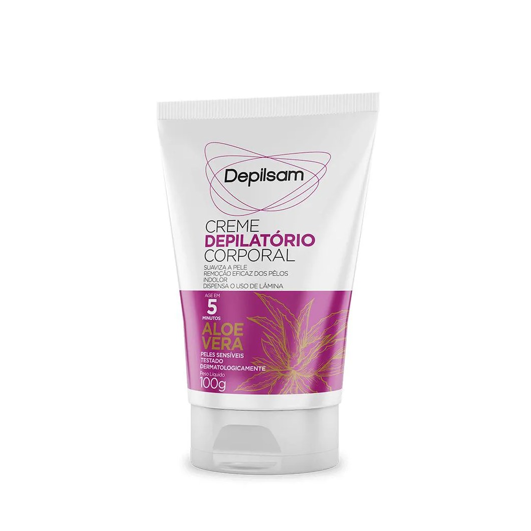 Creme Depilatório Corporal Depilsam Aloe Vera 100g