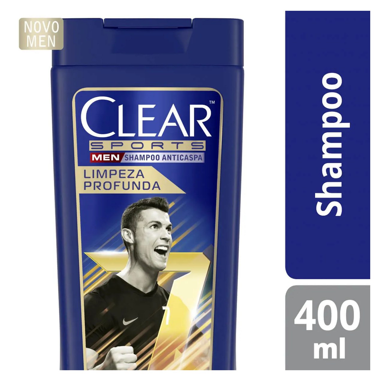 Shampoo Anticaspa Clear Men Sports Limpeza Profunda 400ml