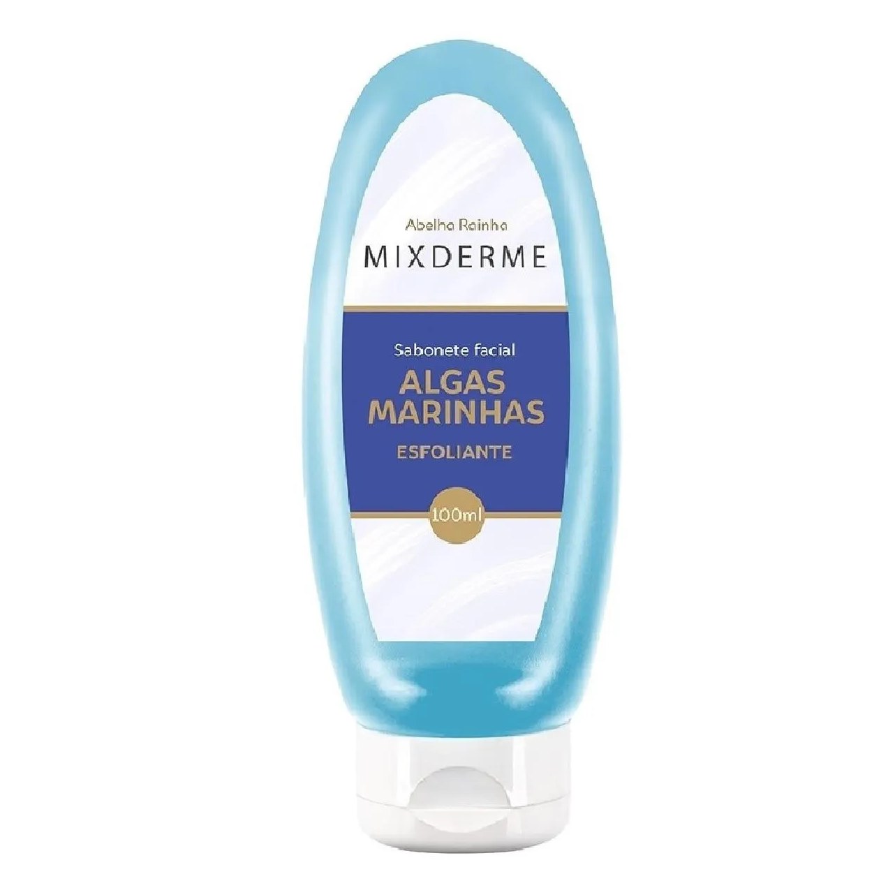 Sabonete esfoliante facial com algas marinhas mixderme abelha rainha 100ml