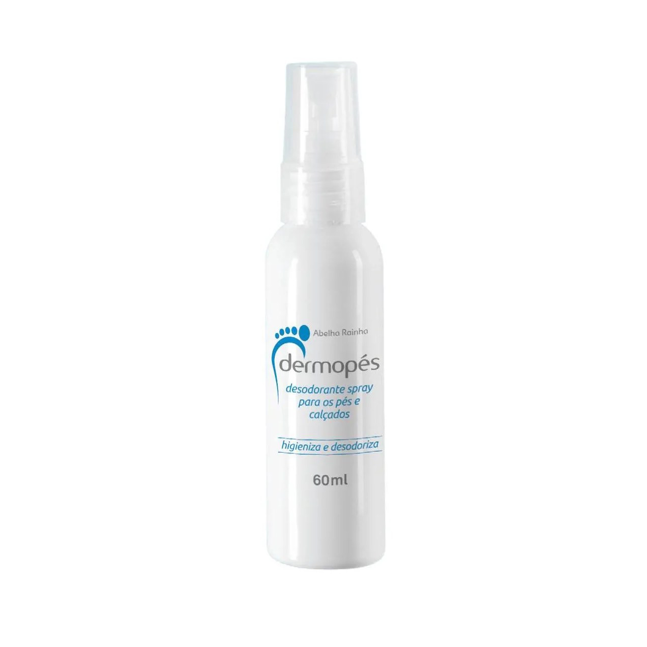 Desodorante Spray para Pes e Calçados Higieniza e Desodoriza Dermopes Abelha Rainha 60ml