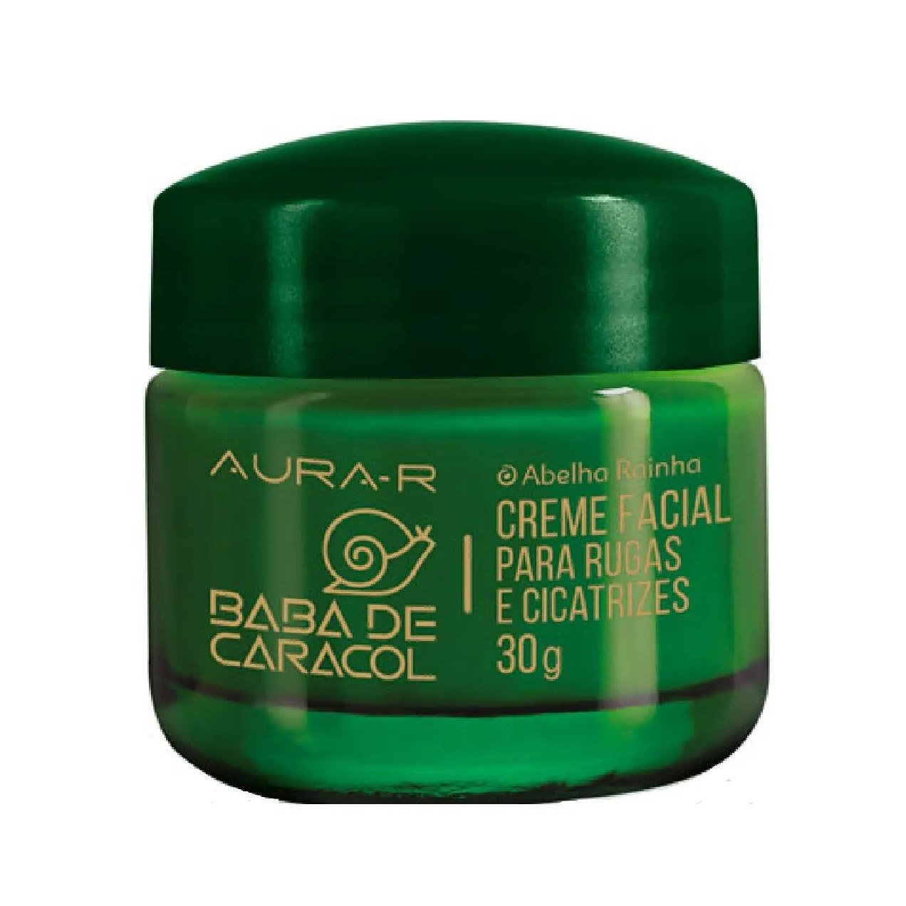 Creme facial para rugas e cicatrizes reconstituinte aura-r baba de caracol abelha rainha 30g