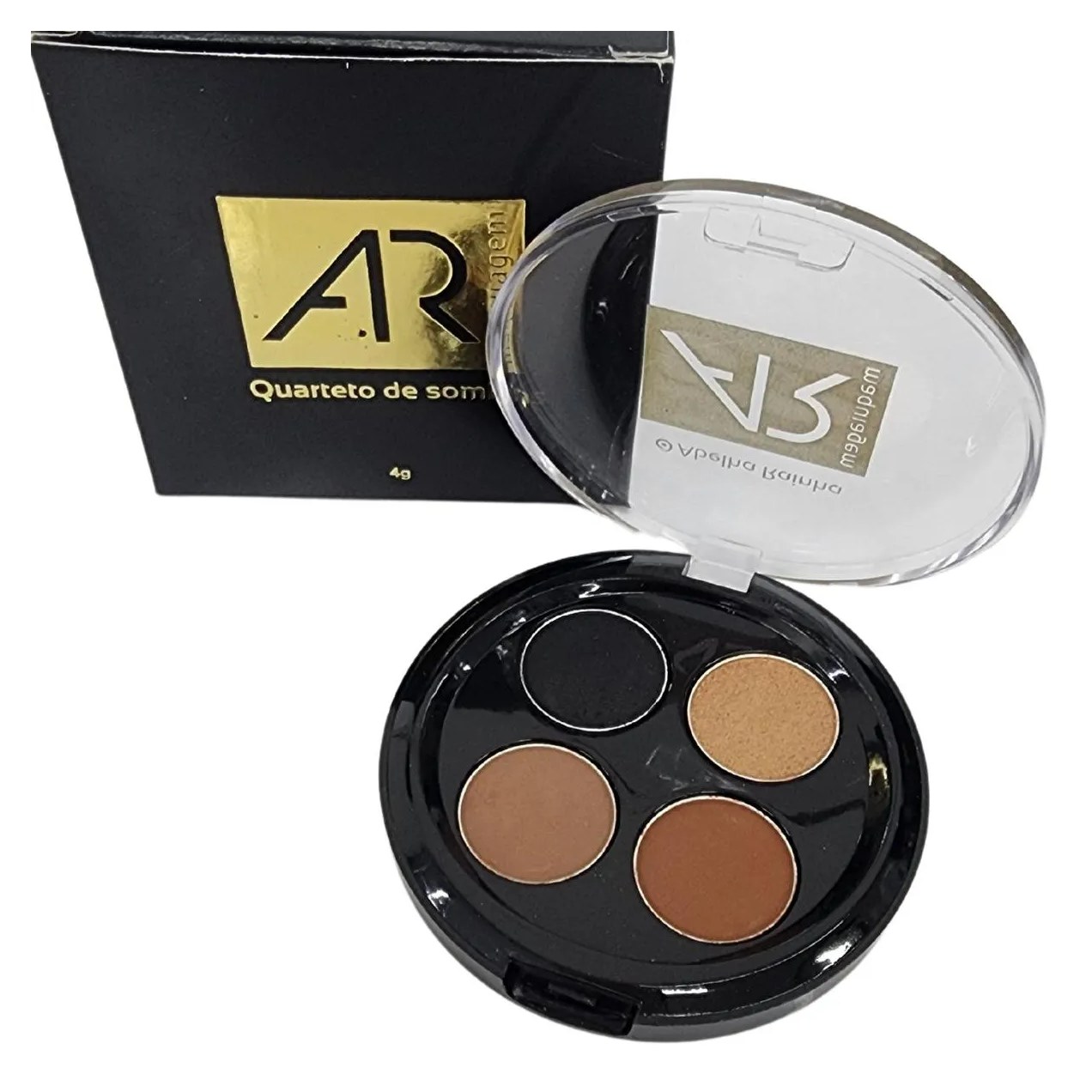 Paleta de sombras glow ar maquiagem abelha rainha 4g