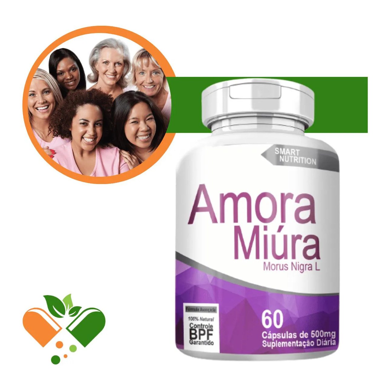 Amora Miura 500mg 60 cápsulas