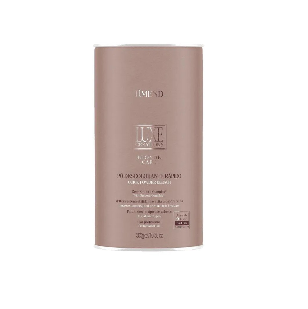 Amend Luxe Creations Blonde Care - Pó Descolorante Rápido 300g