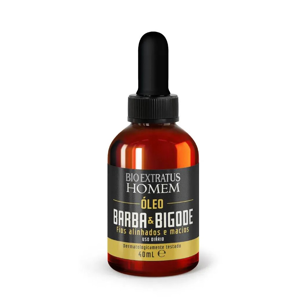 Bio Extratus Homem Cabelo e Barba - Óleo Barba e Bigode 40ml