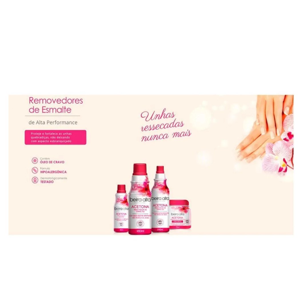 Acetona Beira Alta 450ml