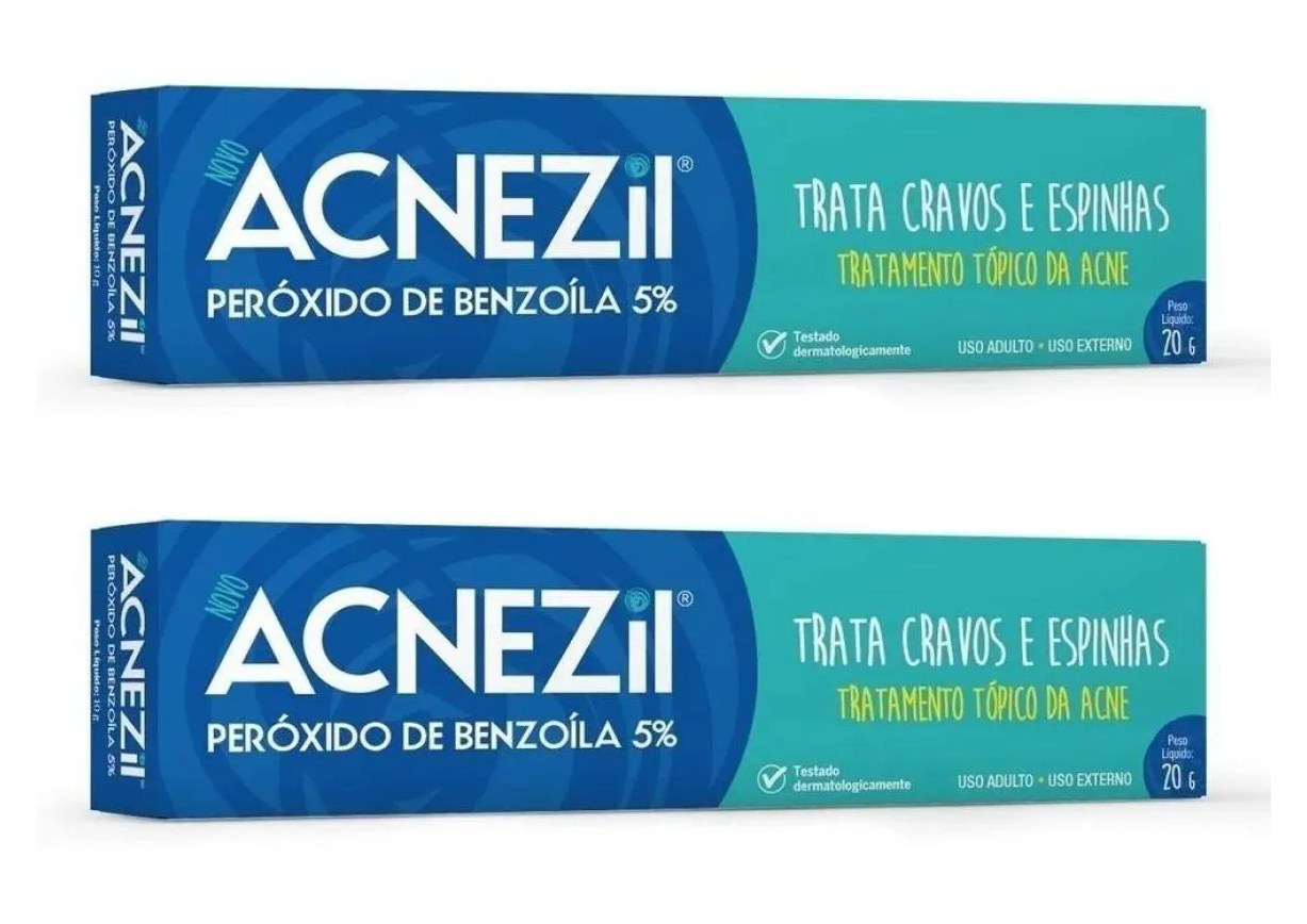 Acnezil Gel 20g Cimed (kit C/ 02un)