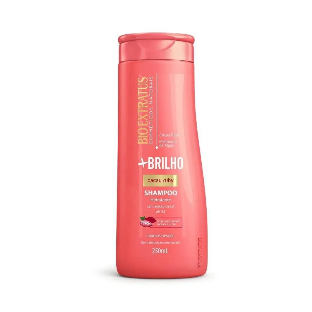 Shampoo Bio Extratus Mais Brilho Cacau Ruby 250ml