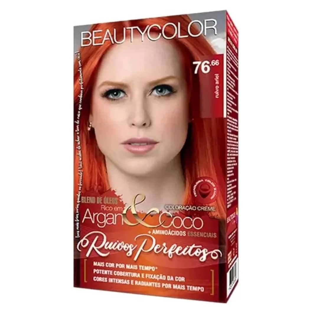Tintura Beauty Color 76.66 Ruivo Ariel