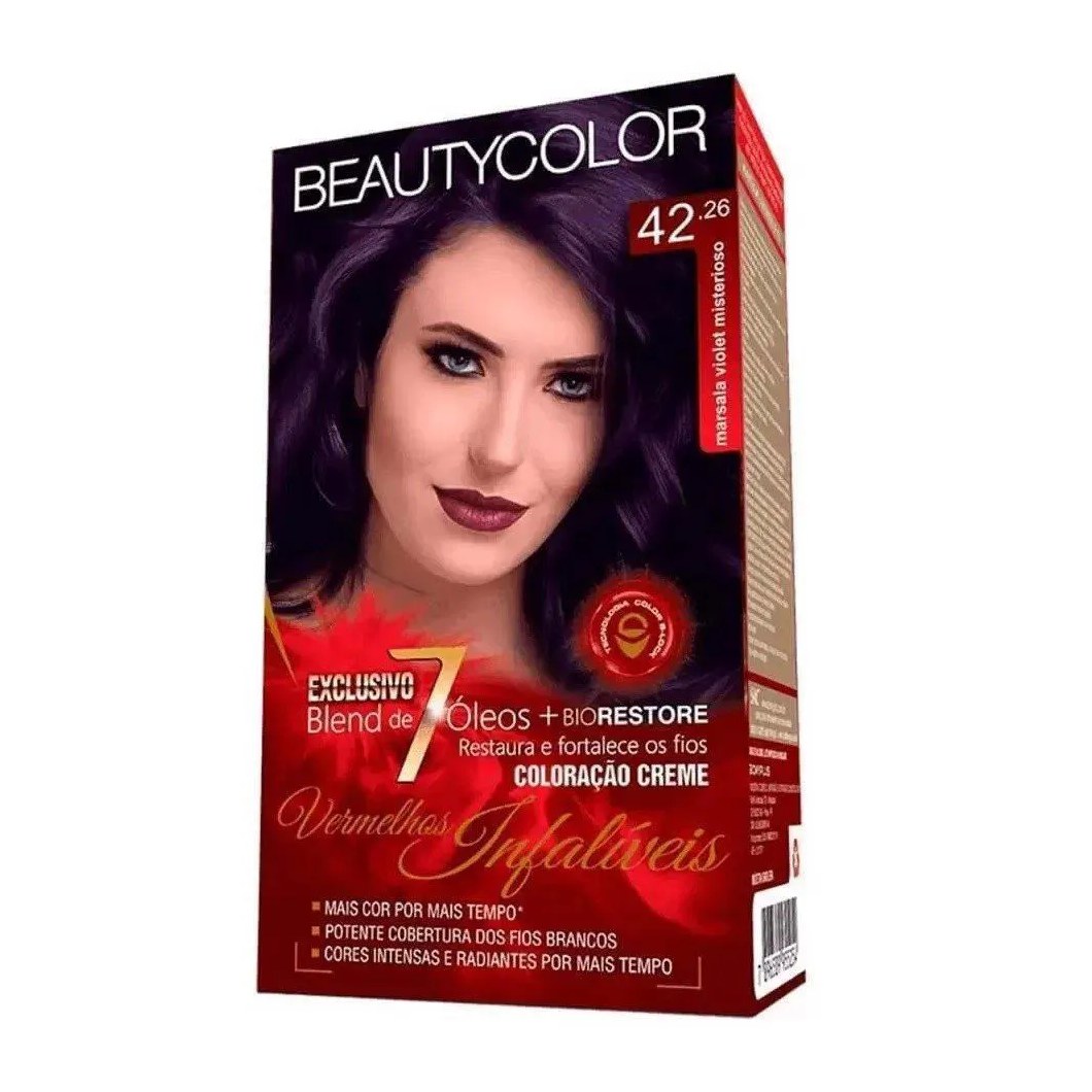 Tintura Beauty Color 86.74 Ruivo Caramelo