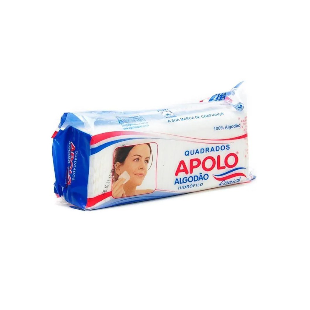 Algodao Apolo Quadrado Facial 50g