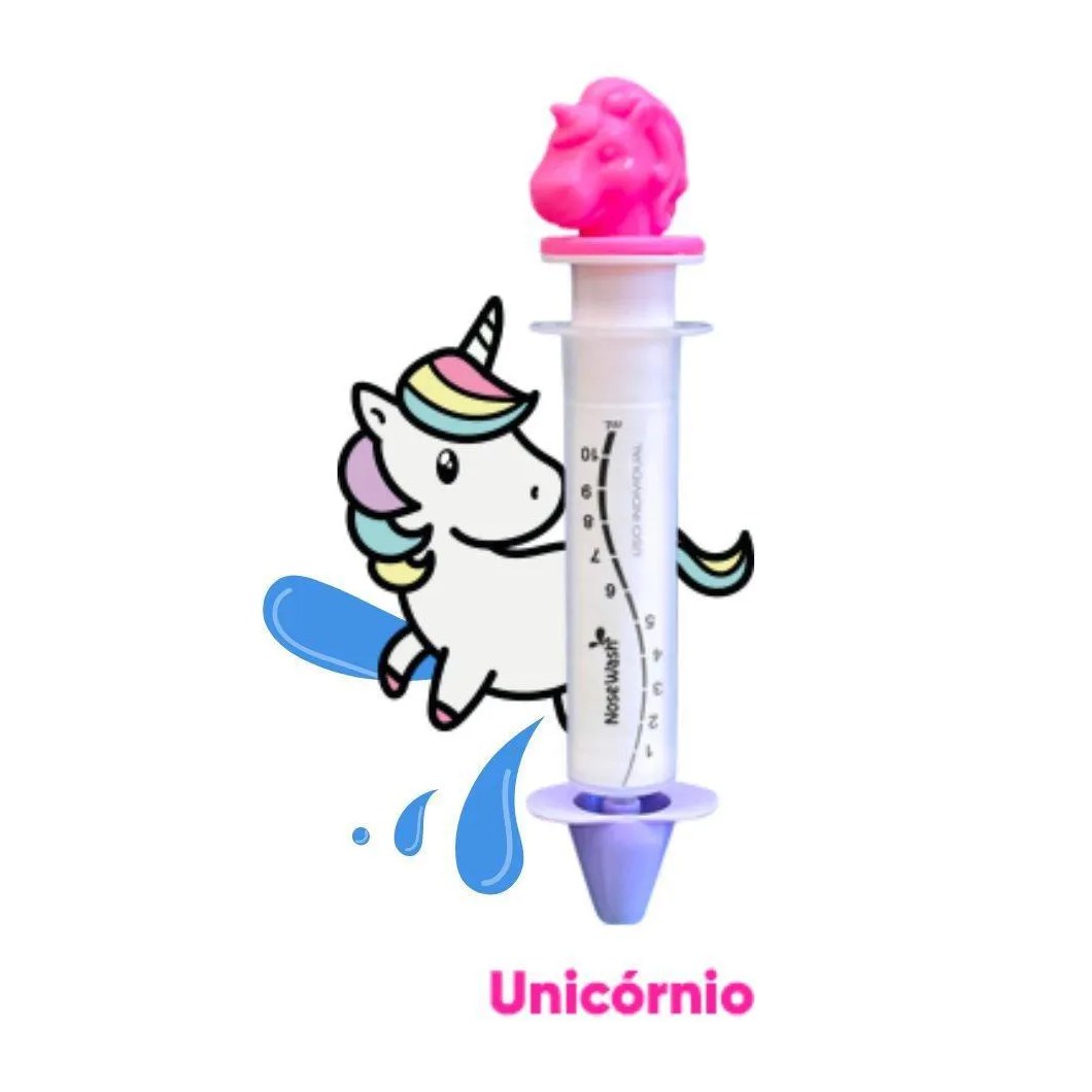 Seringa Nosewash para Lavagem Nasal 10ml Unicornio Agpmed