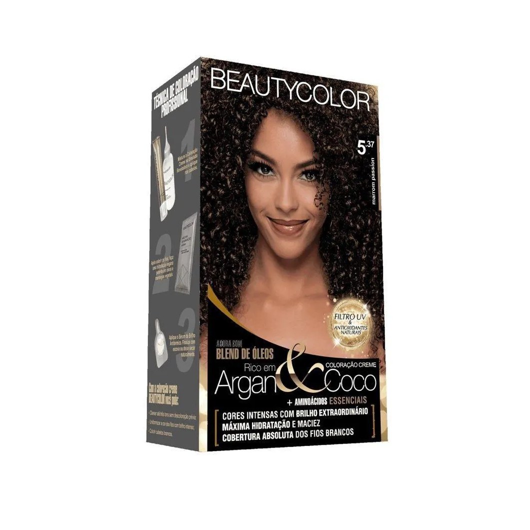 Tintura Beauty Color 5.37 Marrom Passion