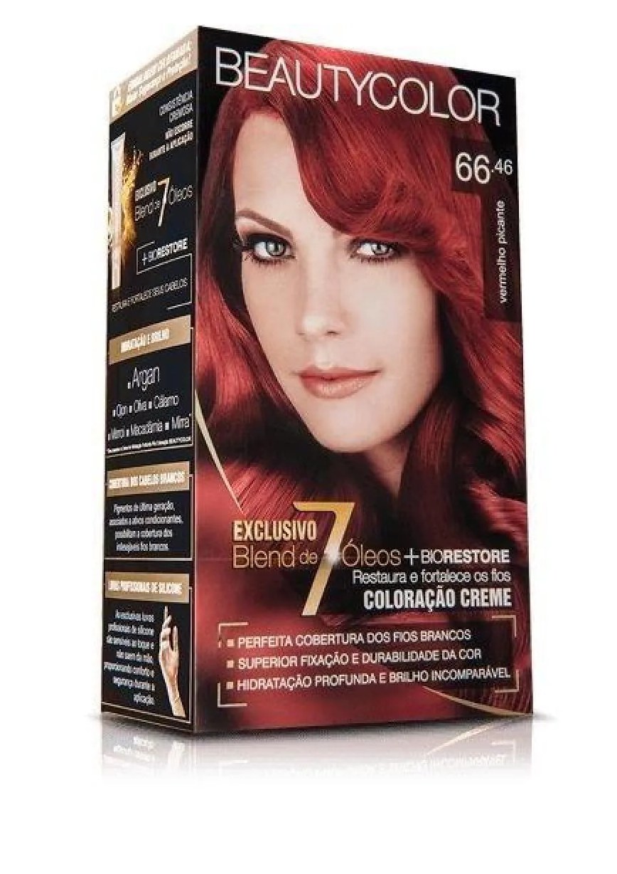 Tintura Beauty Color 66.46 Vermelho Picante (especial)