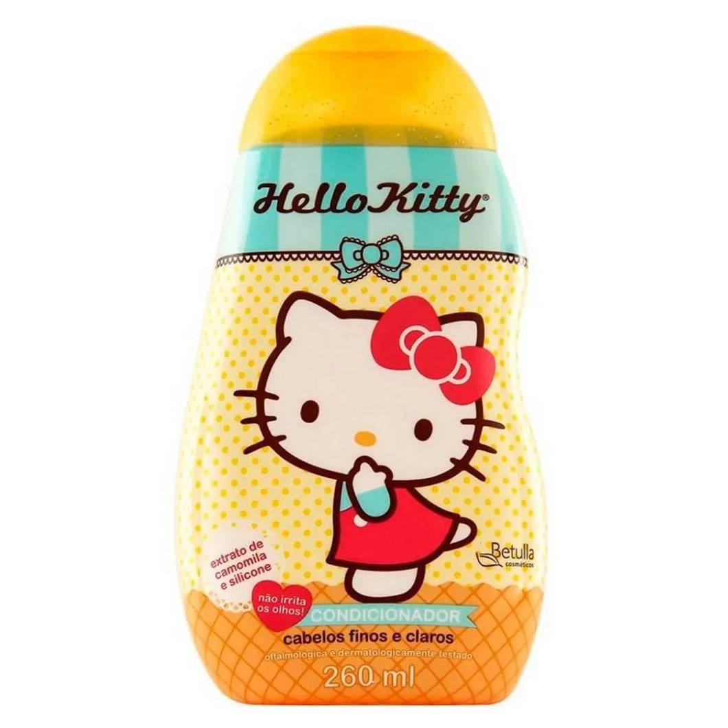 Condicionador Hello Kitty 260ml Cabelos Finos e Claros