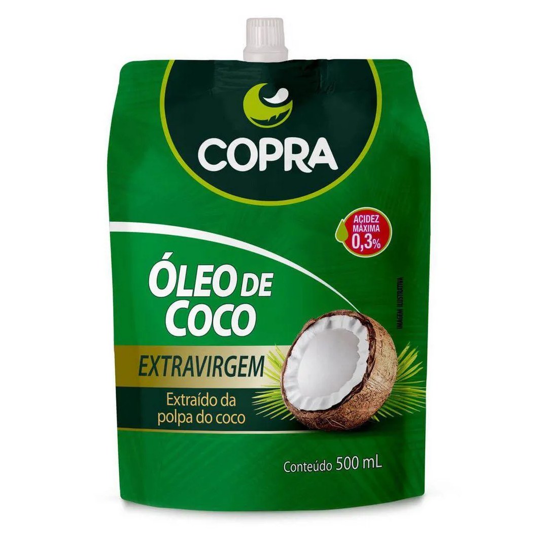 Óleo de Coco Extravirgem 500ml Pouch - Copra
