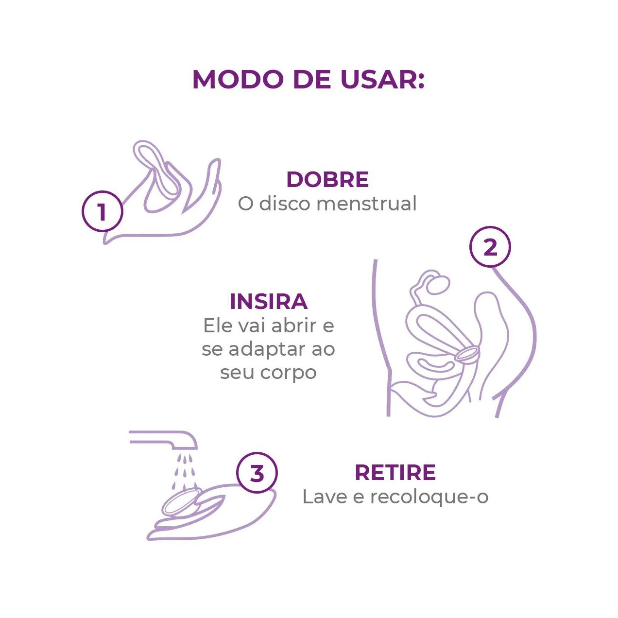 Kit Coletor B+ Disco Menstrual + Cápsula Inciclo B (de 20 A 29 Anos E Sem Filhos)
