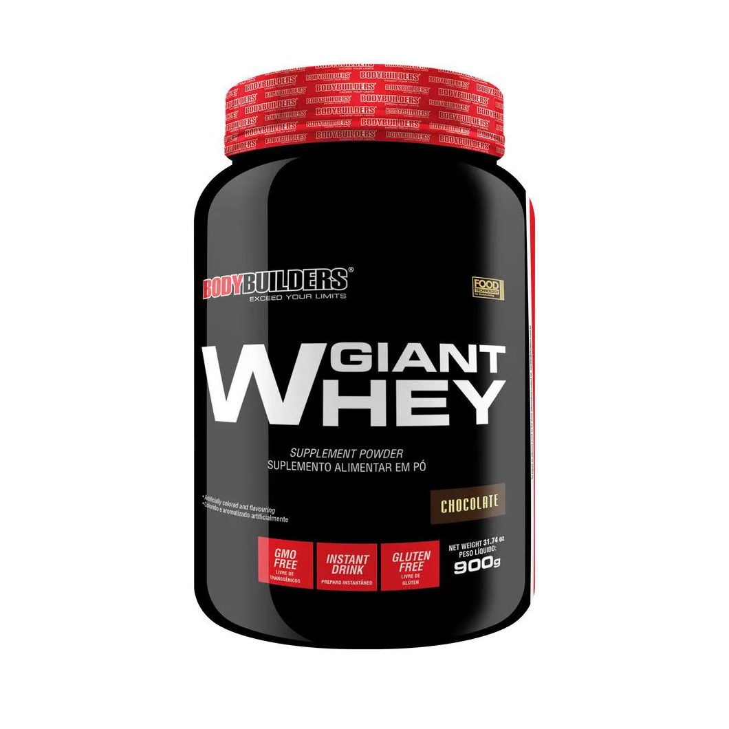 Giant Whey 900g - Bodybuilders Sabor: Chocolate
