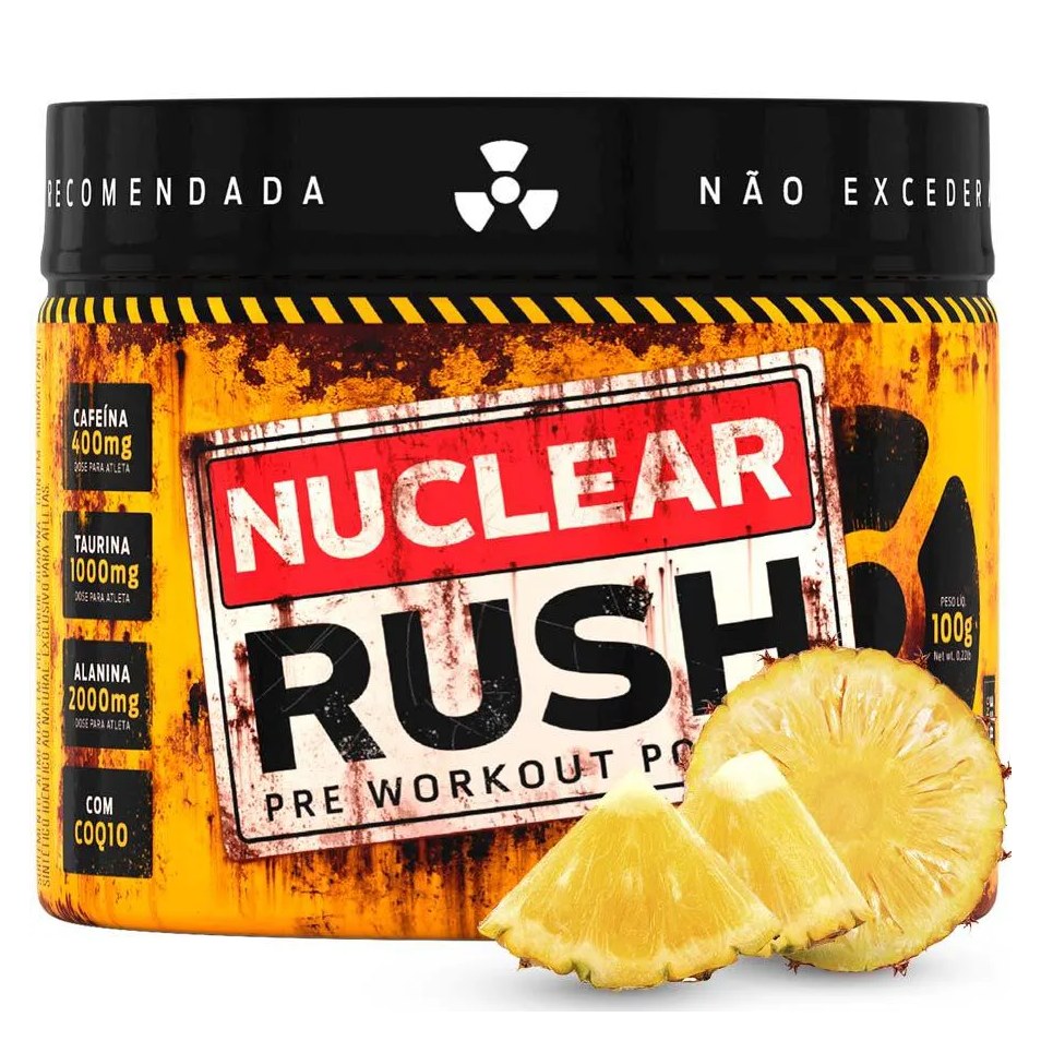 Pré-treino Body Action Nuclear Rush Abacaxi 100g