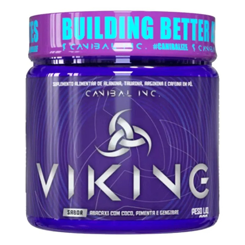 Pré-treino Canibal Inc Viking Abacaxi com Coco 300g
